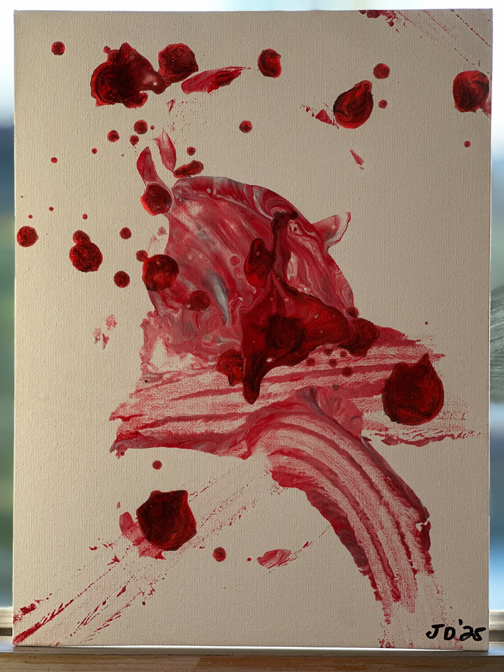 Stingray - original abstract painting by Jonah Dillon