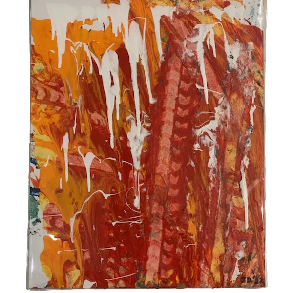 Firestorm - original abstract painting by Jonah Dillon