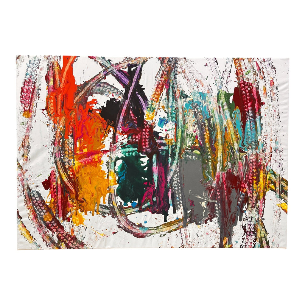 The Gathering Vortex - original abstract painting by Jonah Dillon