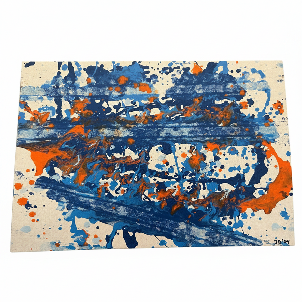 Mayday - original abstract painting by Jonah Dillon