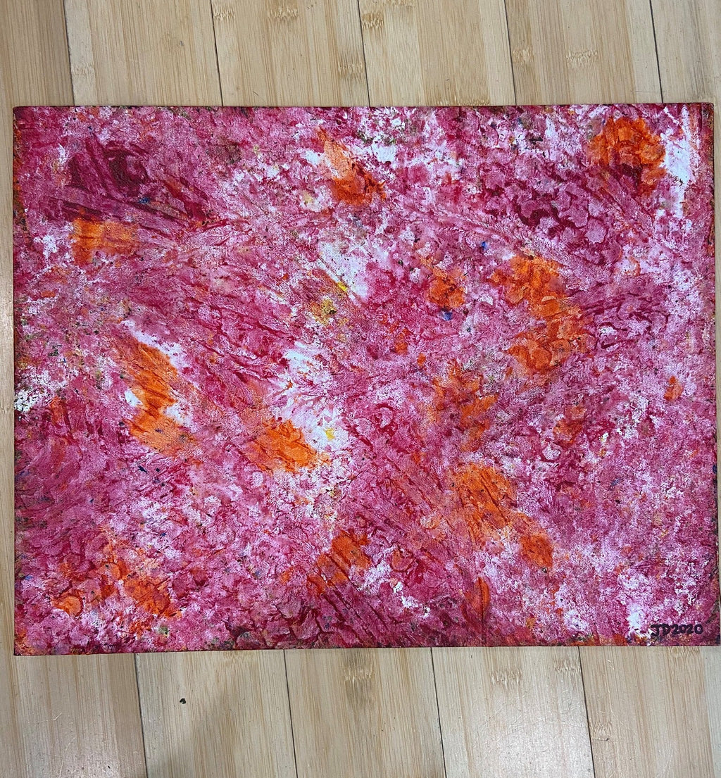 Red with Orange Spots image 0