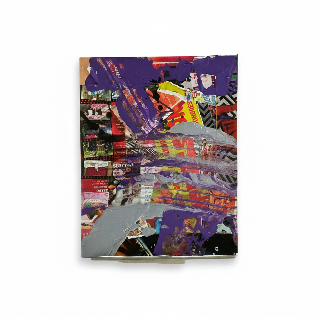 ART magazine collage #5 - original mixed-media collage by Jonah Dillon