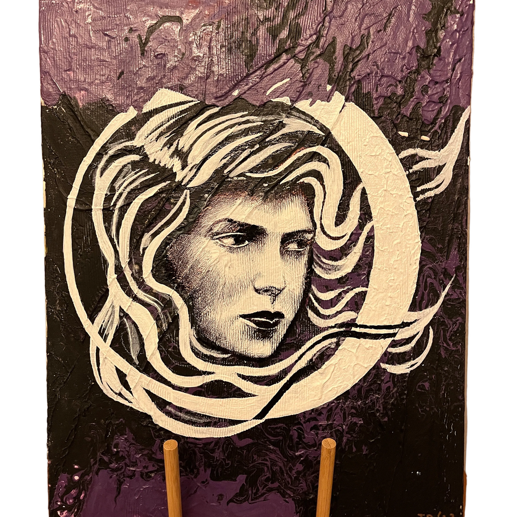 Witching Hour - collaborative original painting by Jonah Dillon