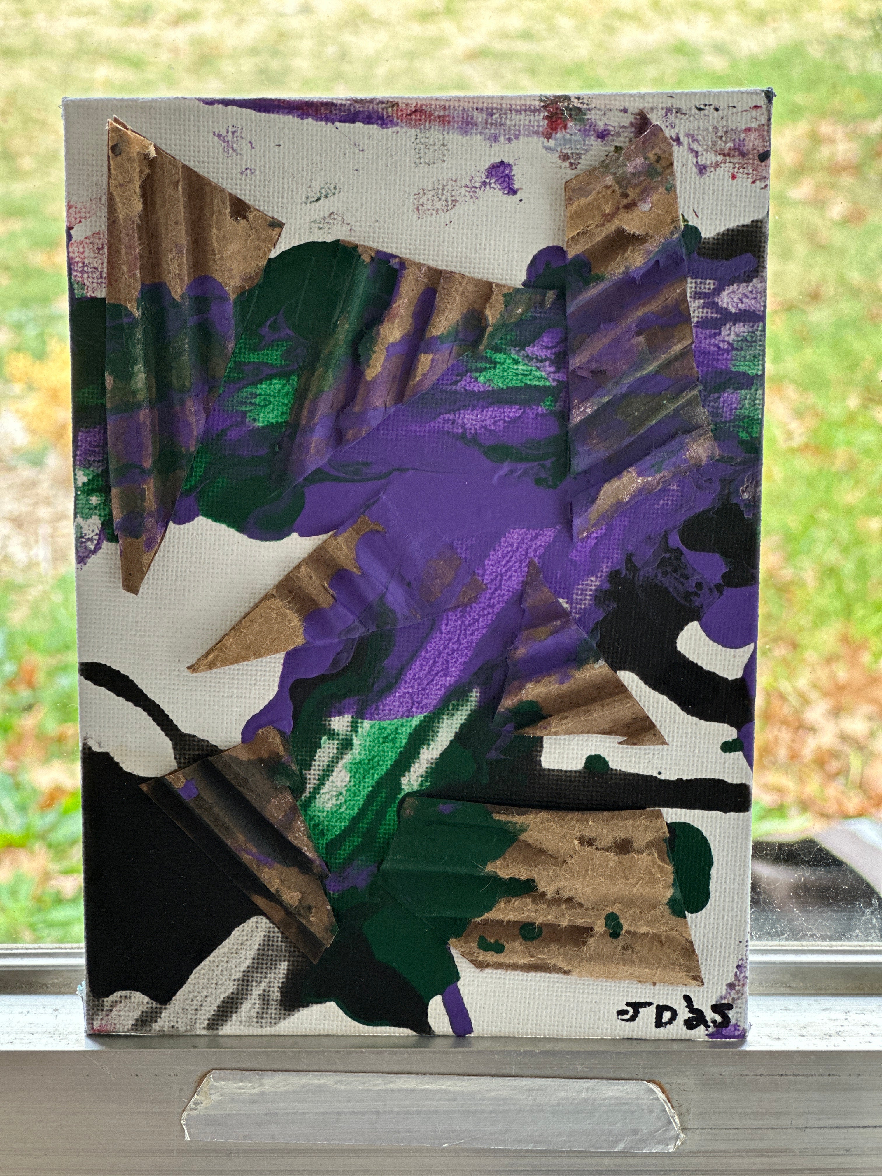 Cardboard collage #1