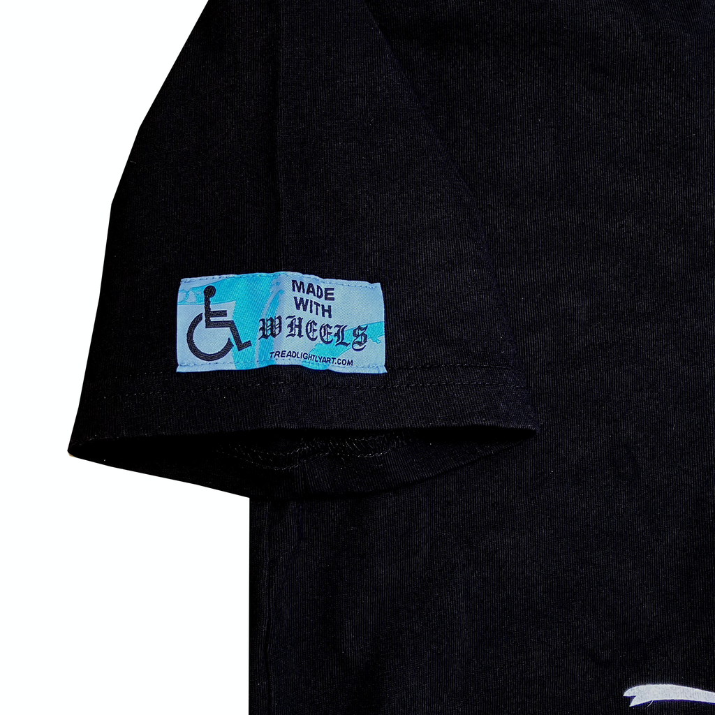 Tread lightly snake T-shirt(black) image 2