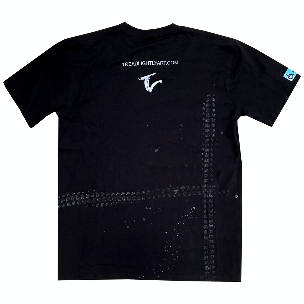 Tread lightly snake T-shirt(black) image 3