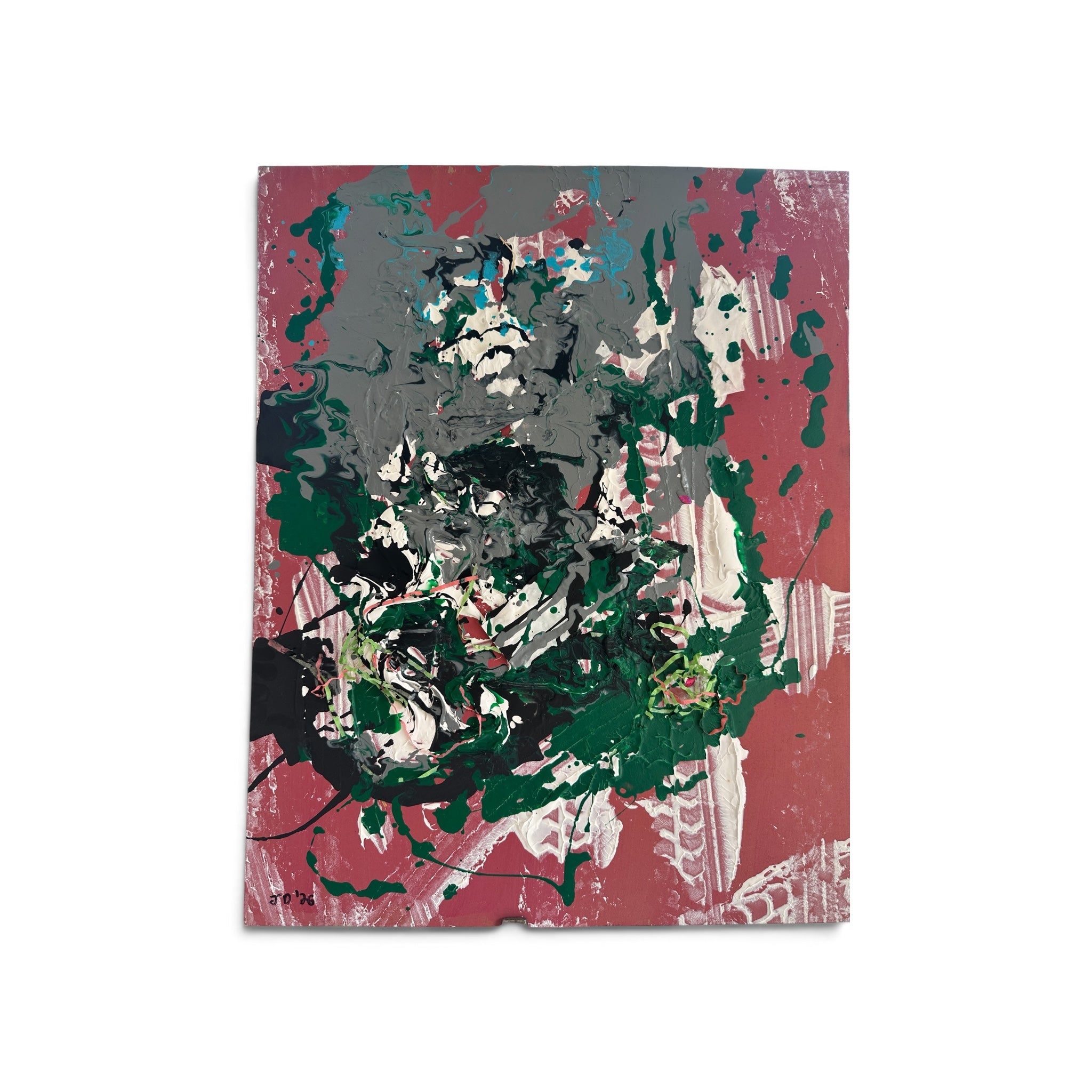 Feel the tread #6 - original painting on wood panel by Jonah Dillon
