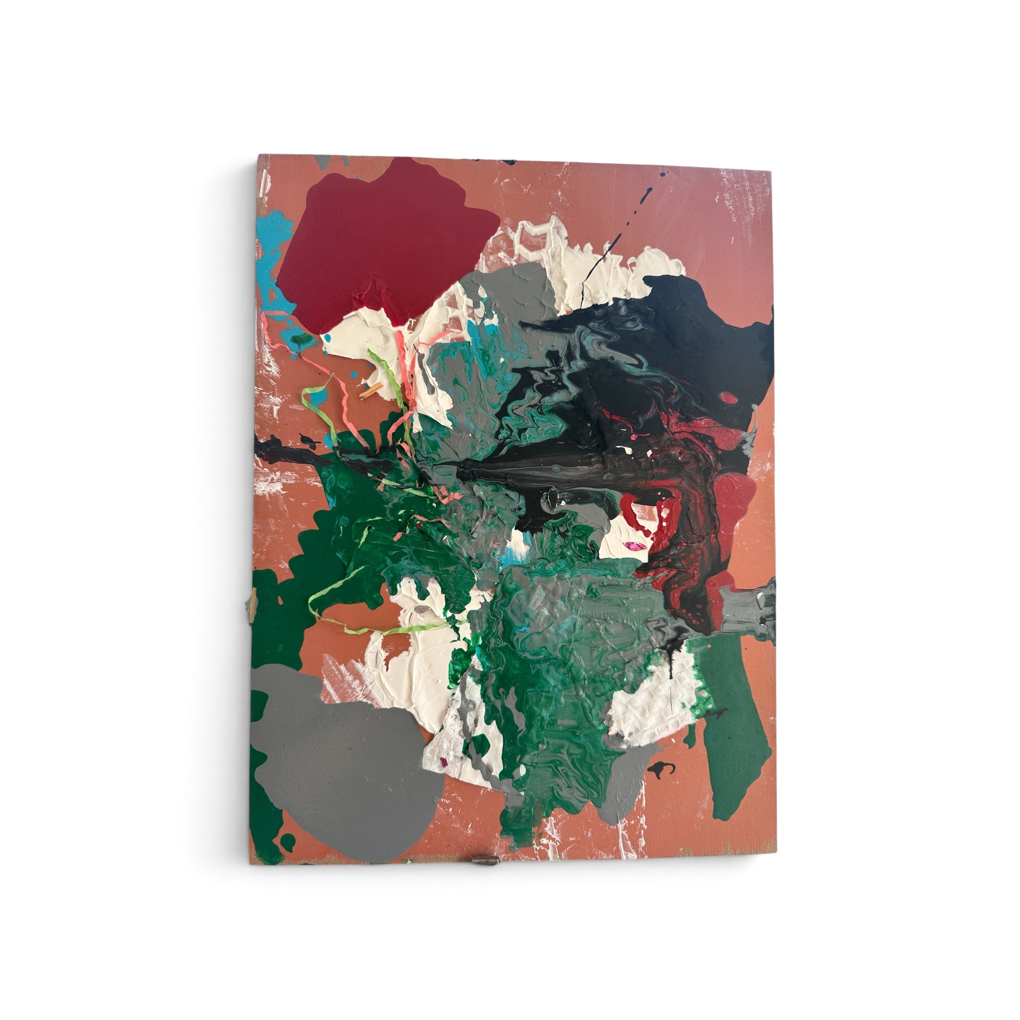 Feel the tread #4 - original painting on wood panel by Jonah Dillon