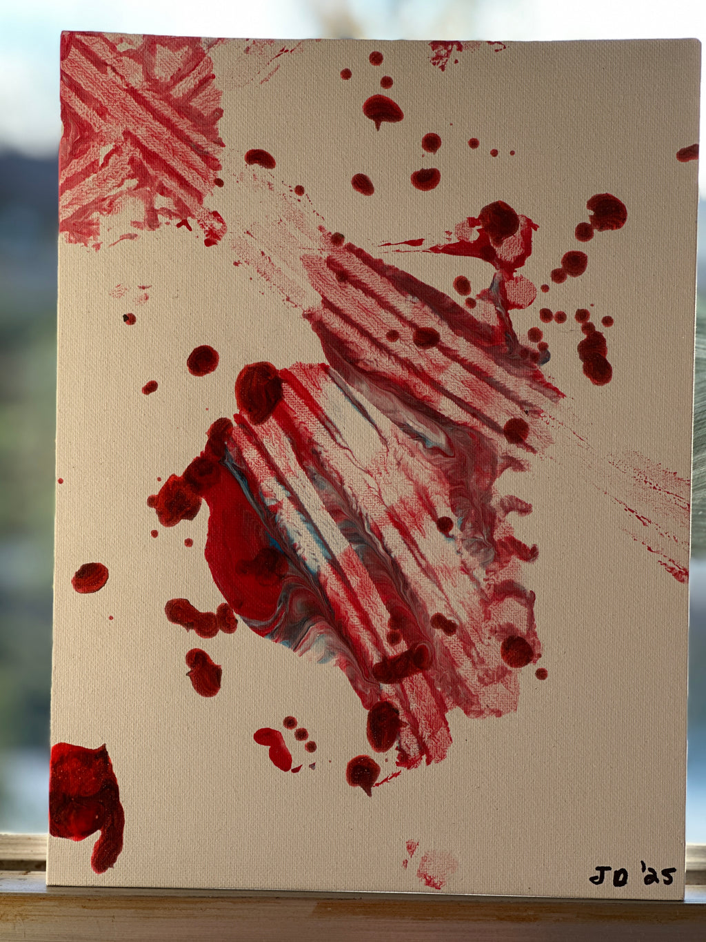 Distant plasma - original abstract painting by Jonah Dillon
