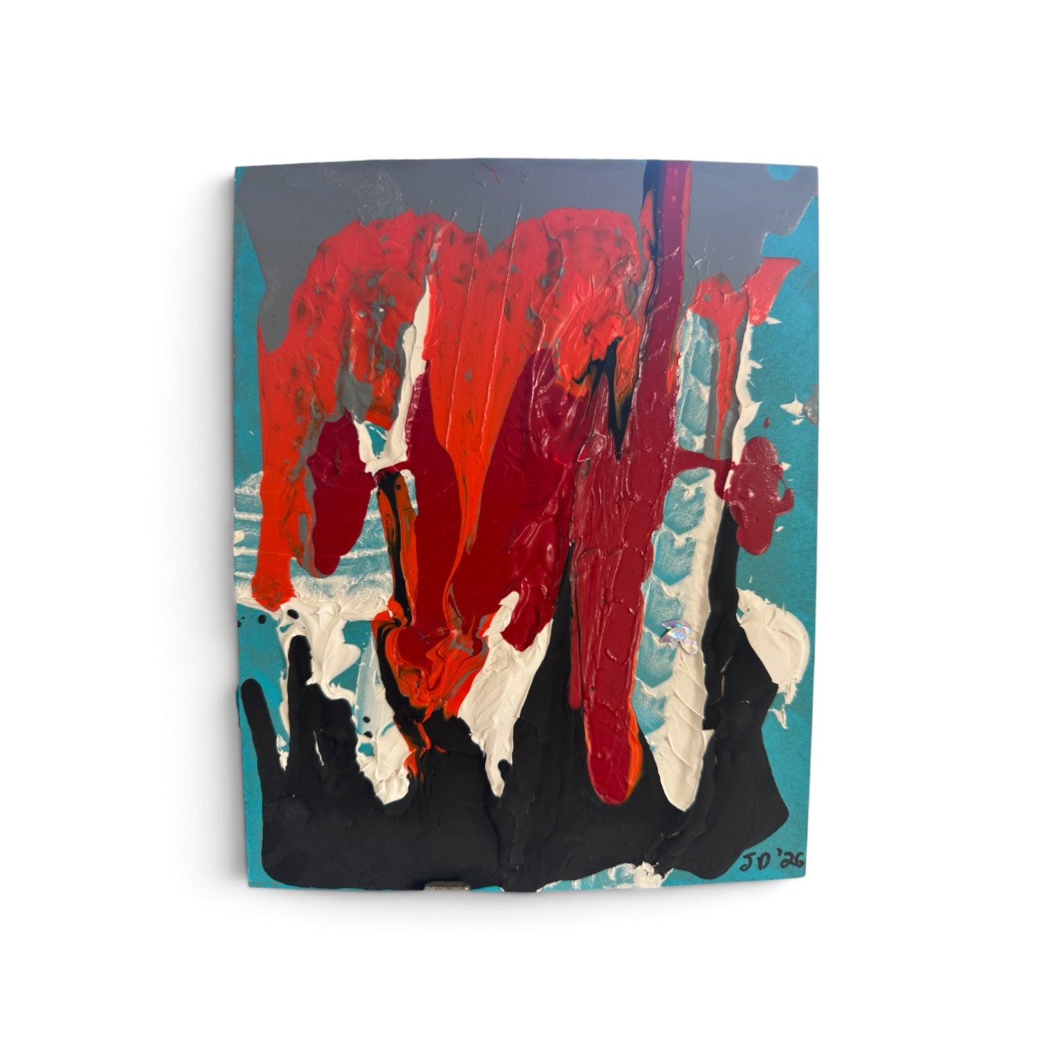 Feel the tread #1 - original painting on wood panel by Jonah Dillon