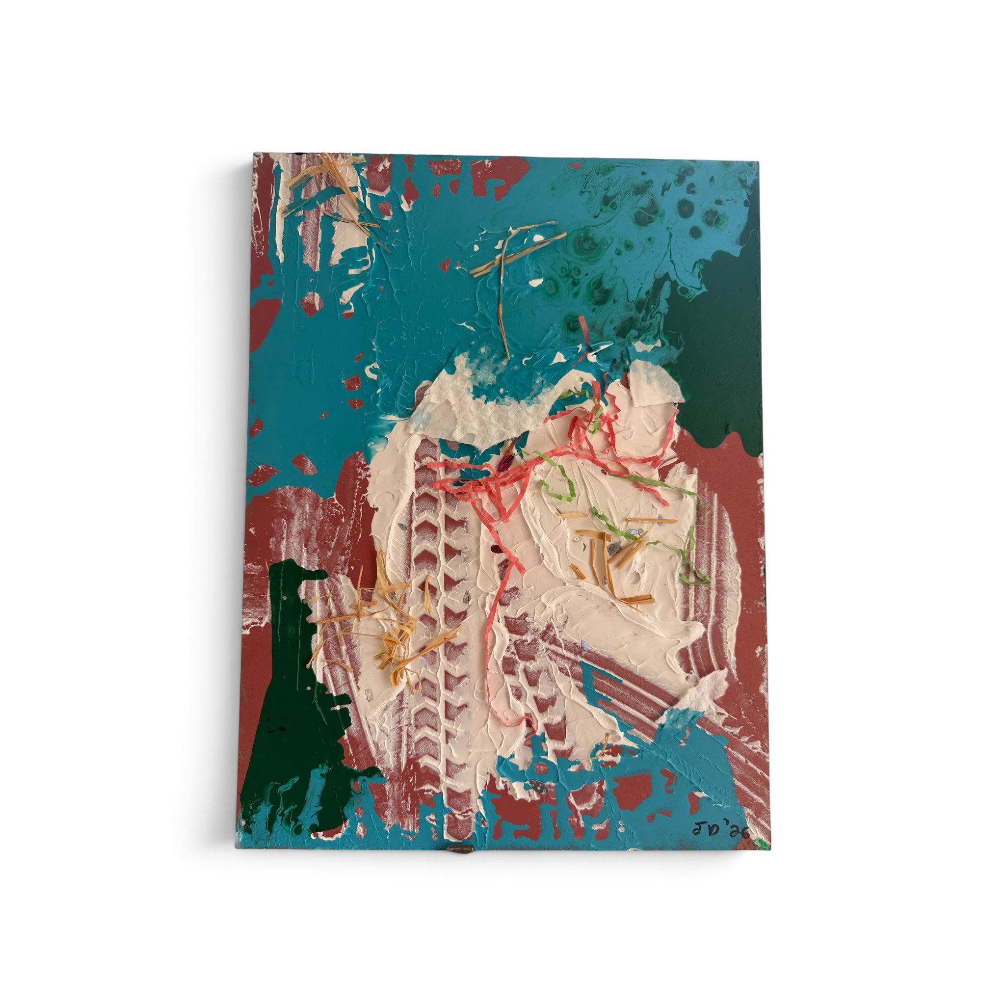 Feel the tread #3 - original painting on wood panel by Jonah Dillon