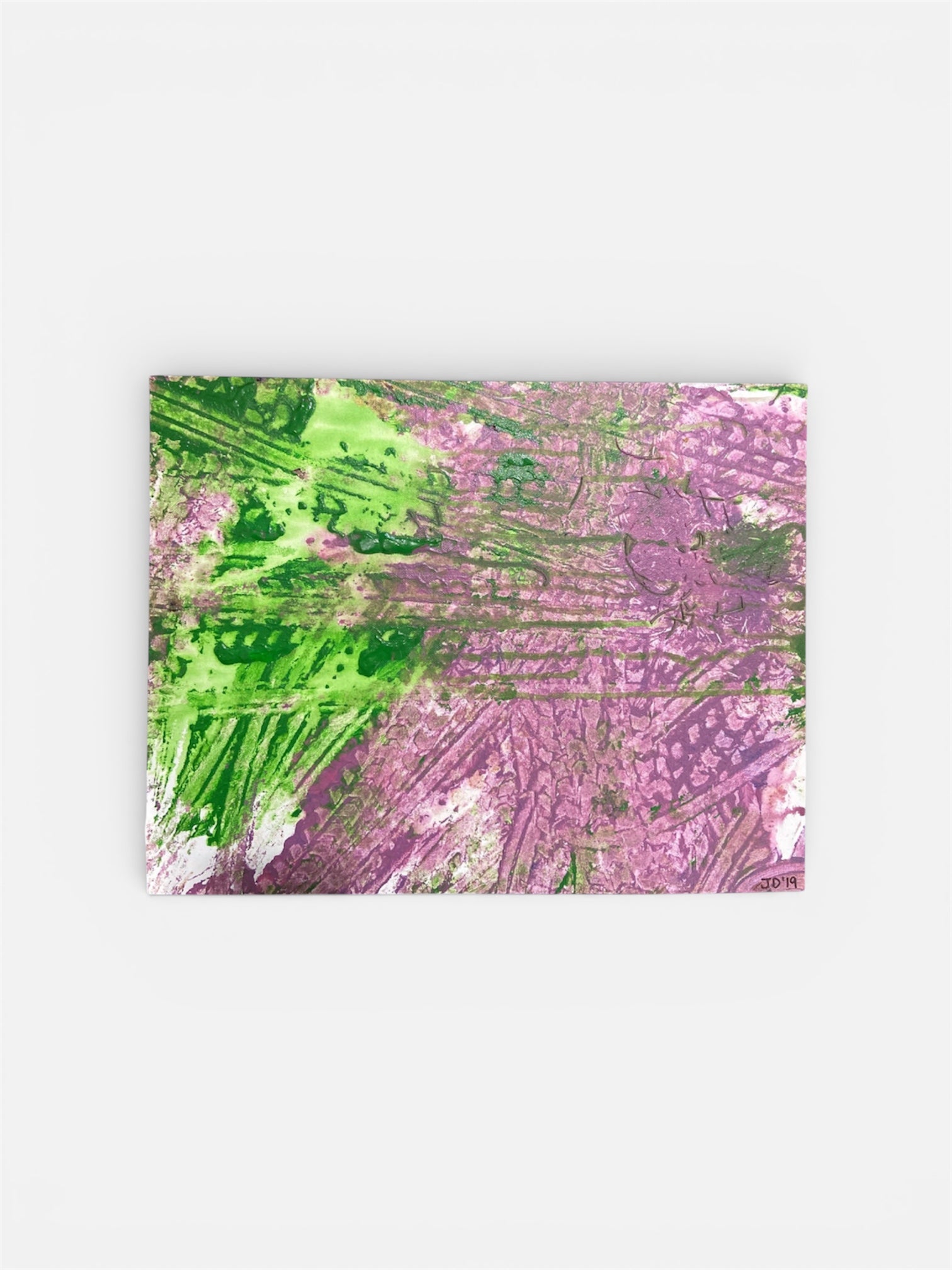 Purple with Green algae