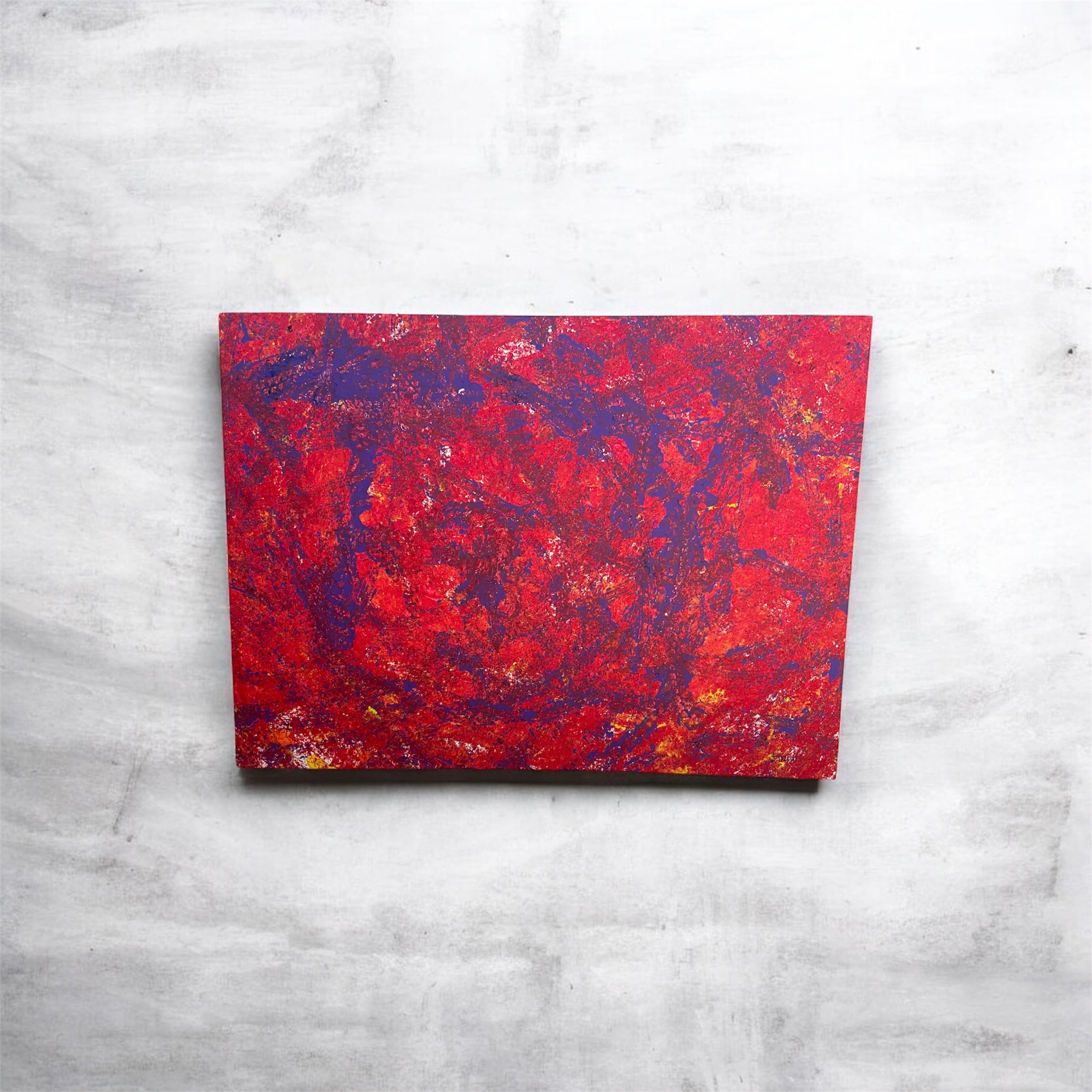 Purple Tornado on Red