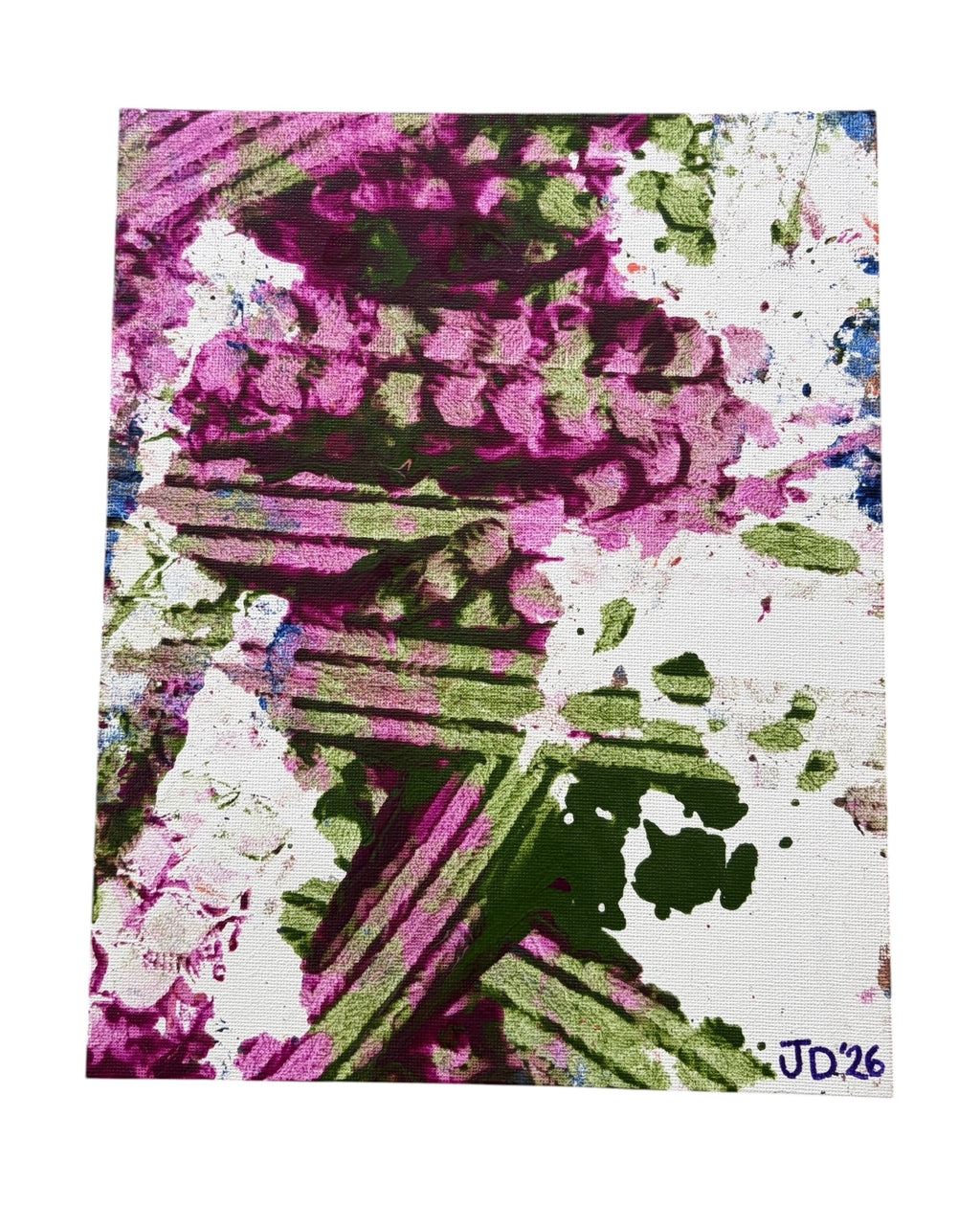Ivy wine 2 - original abstract painting by Jonah Dillon