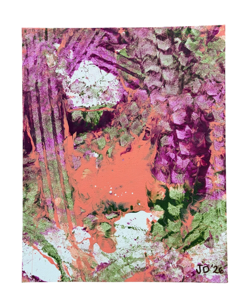 Loud flowers - original abstract painting by Jonah Dillon