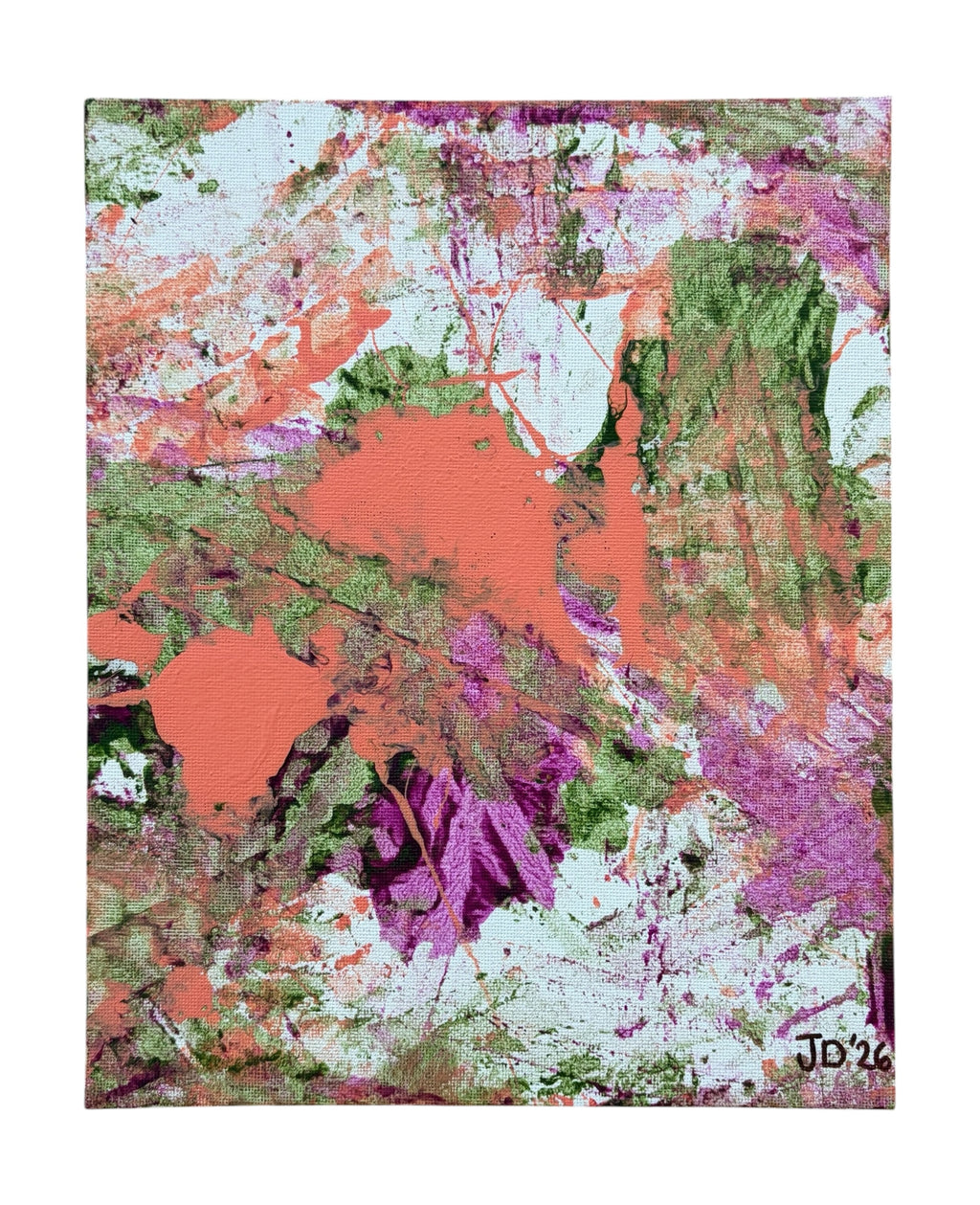 Loud flowers 2 - original abstract painting by Jonah Dillon