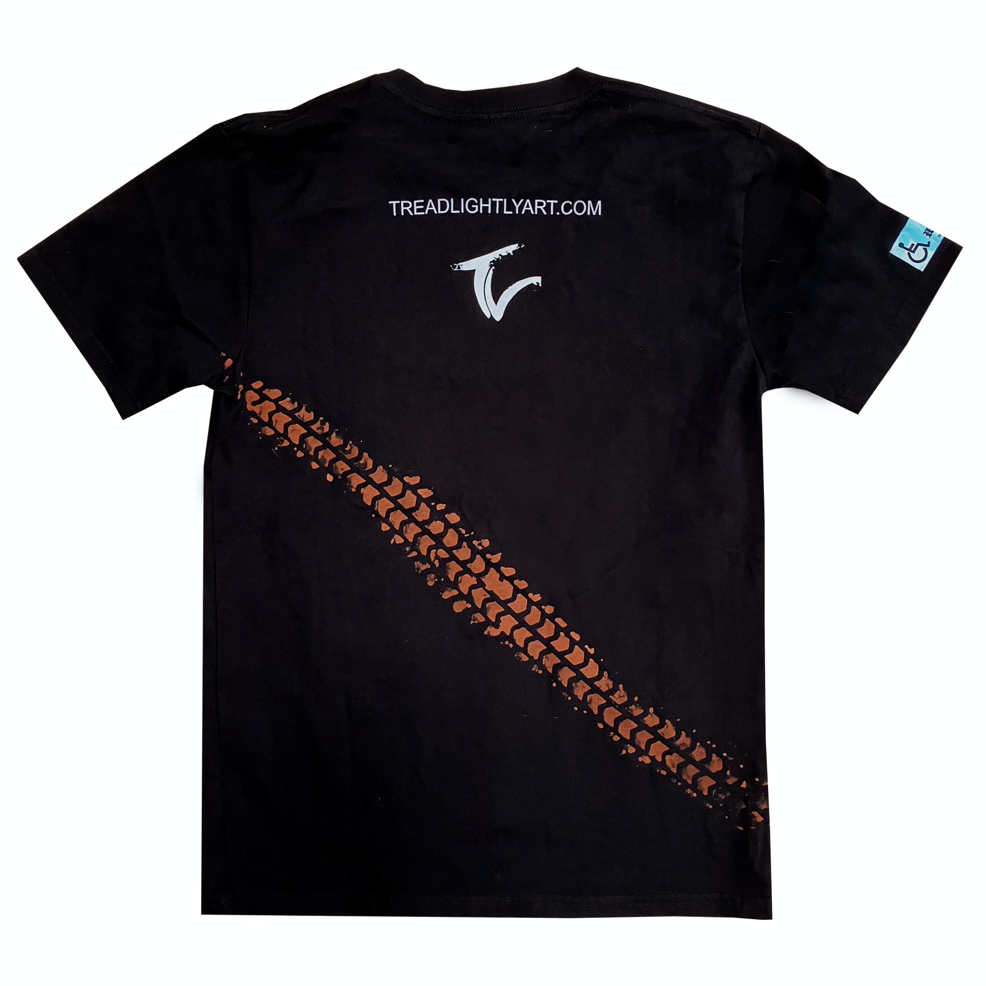 Tread lightly snake T-shirt(black) image 4
