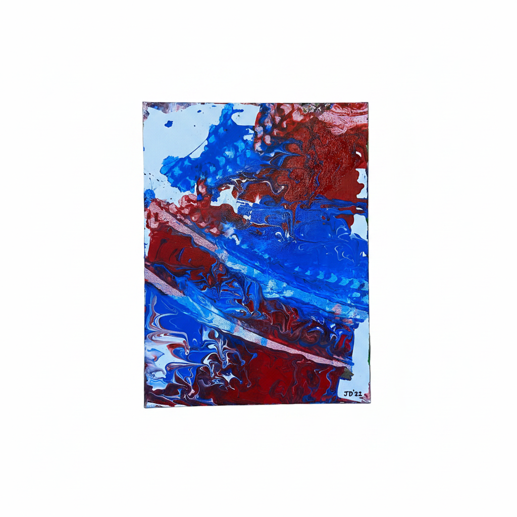 Clash - original abstract painting by Jonah Dillon