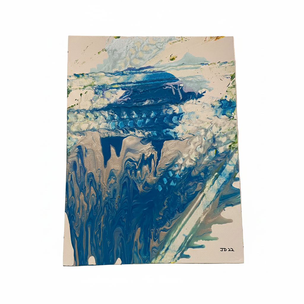 Jet stream - original abstract painting by Jonah Dillon